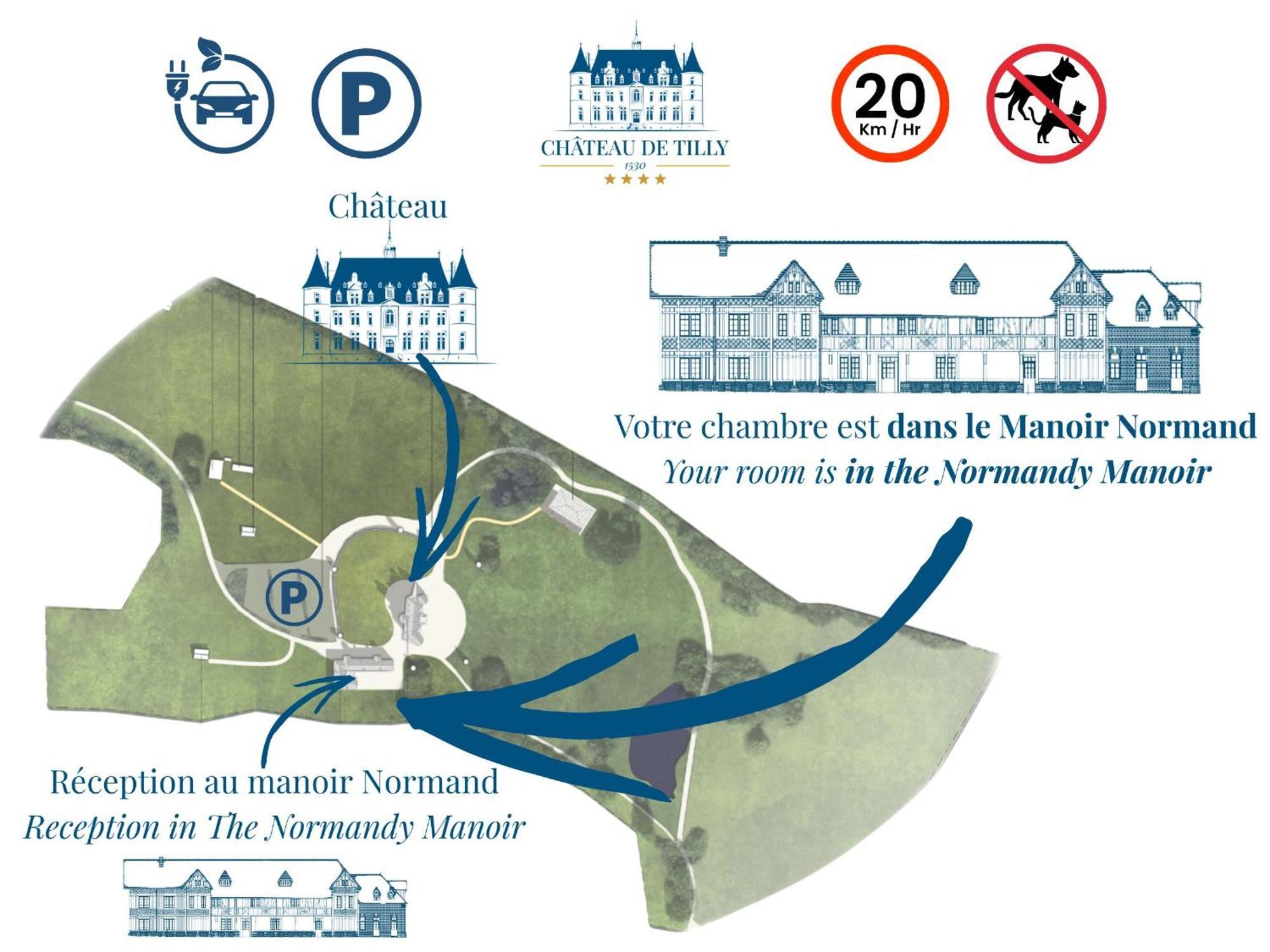 Chateau De Tilly Boissey-le-Chatel Eksteriør billede